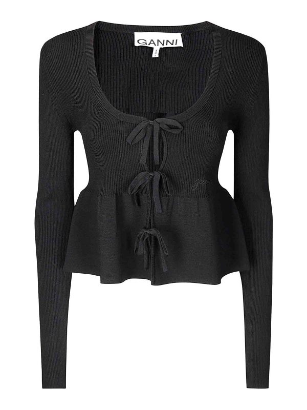 Ganni Cardigan - Noir