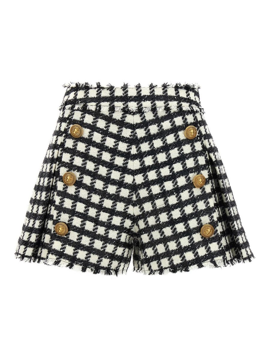 Balmain Short - Blanc