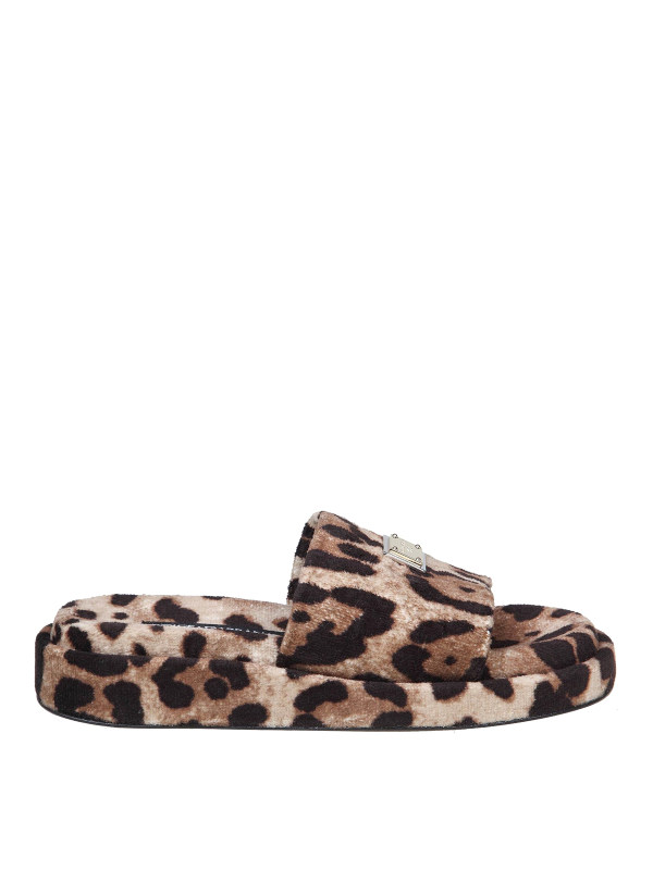 Dolce & Gabbana Sandales - Imprimé Animal