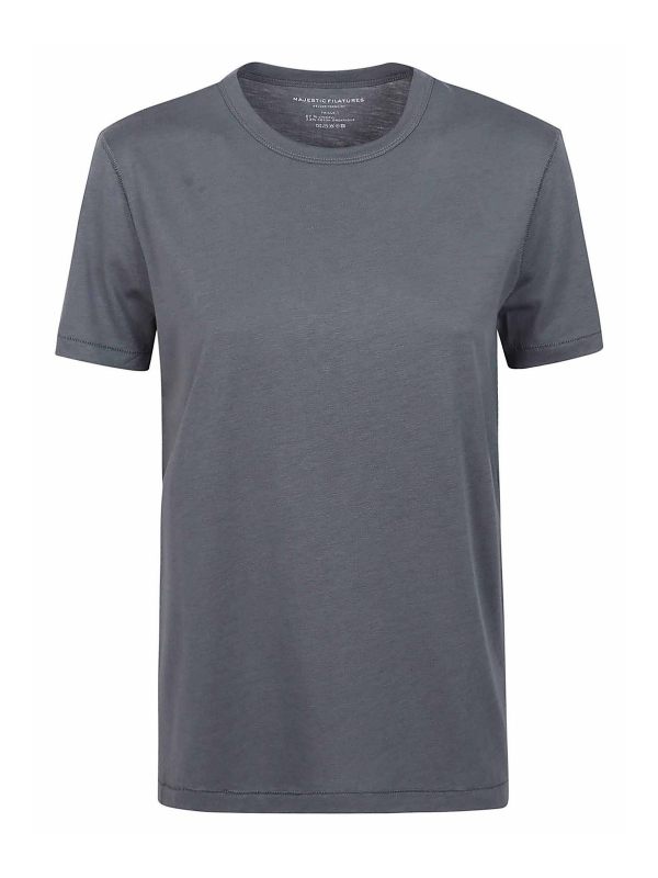 Majestic Filatures Top - Gris Foncé