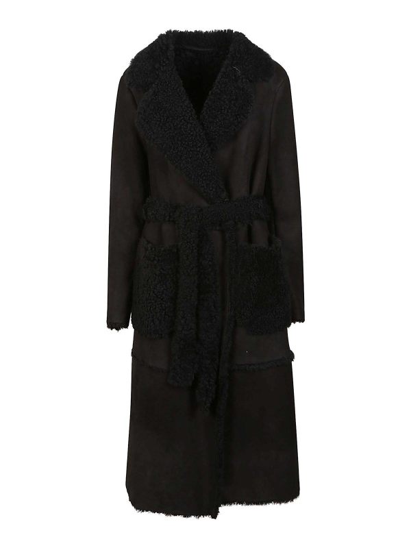 Salvatore Santoro Manteau Court - Noir