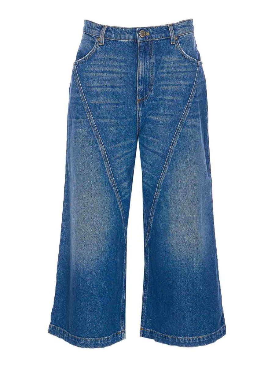 Twinset Jean Bootcut - Bleu
