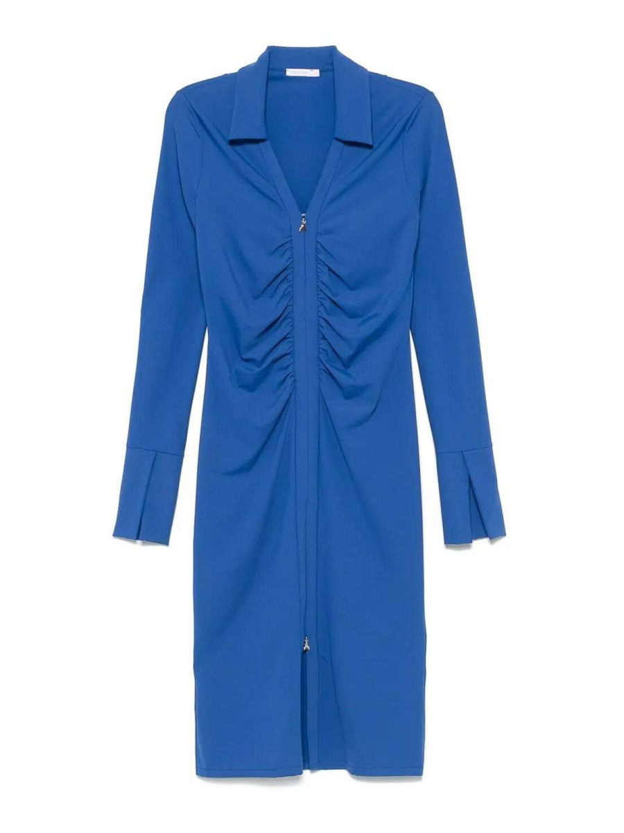 Patrizia Pepe Robe Au Genou - Bleu