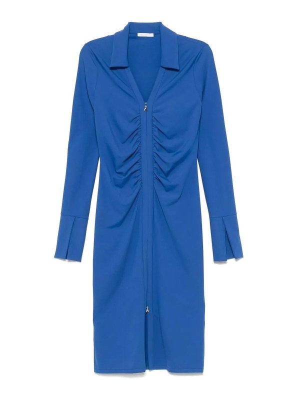 Patrizia Pepe Robe Au Genou - Bleu