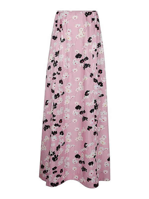 Bernadette Jupe Midi - Blanc