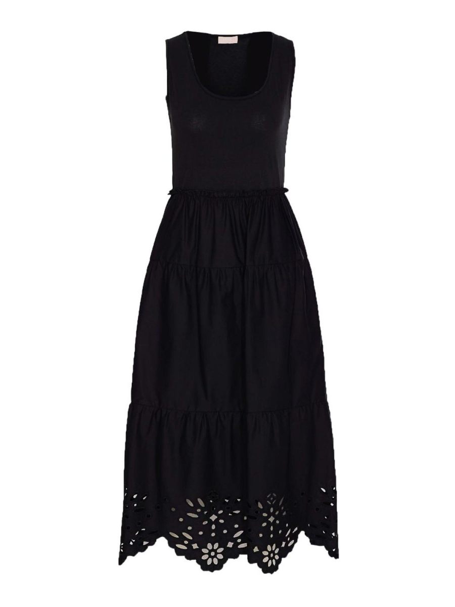 Liu Jo Robe Au Genou - Noir