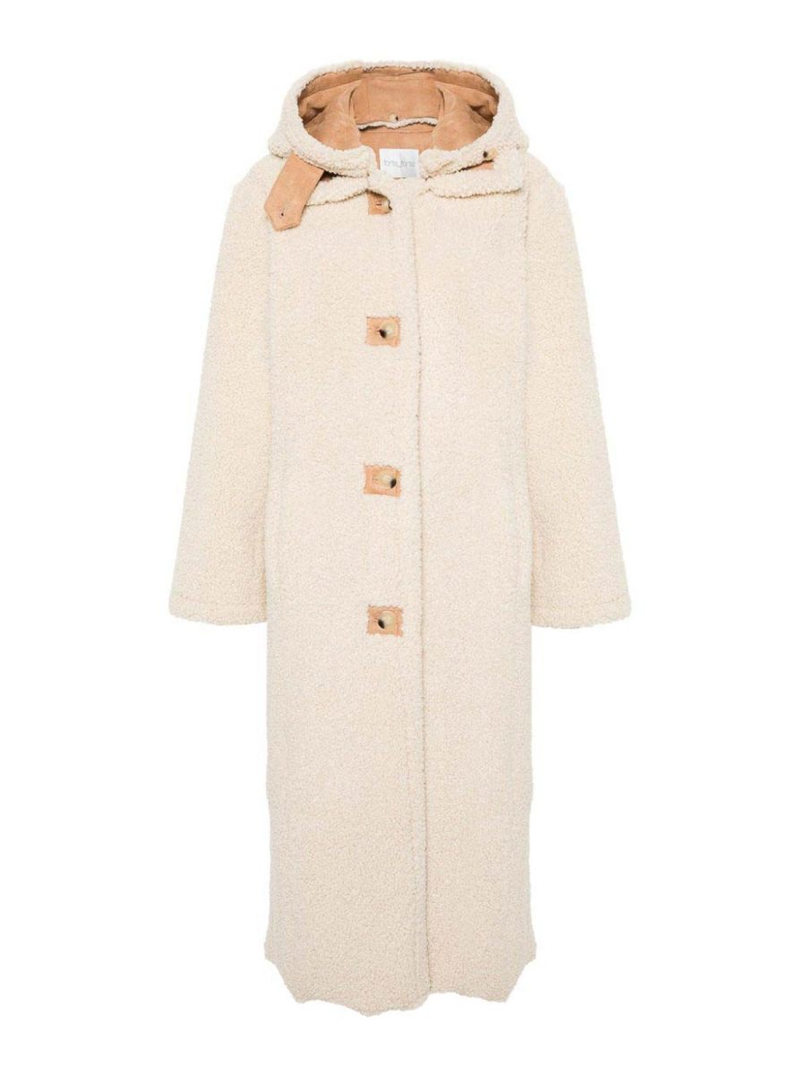 Forte Forte Manteau Court - Blanc