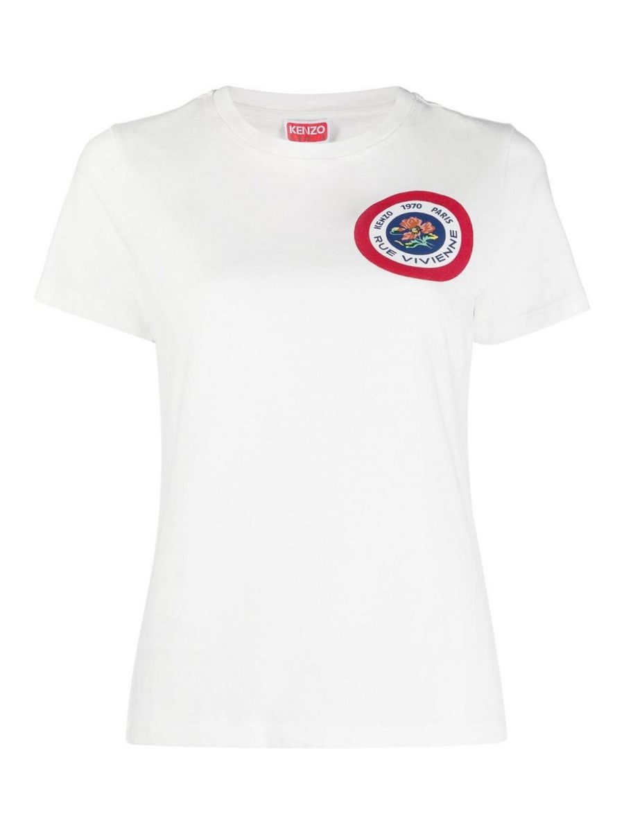 Kenzo Pull Col Rond - Blanc