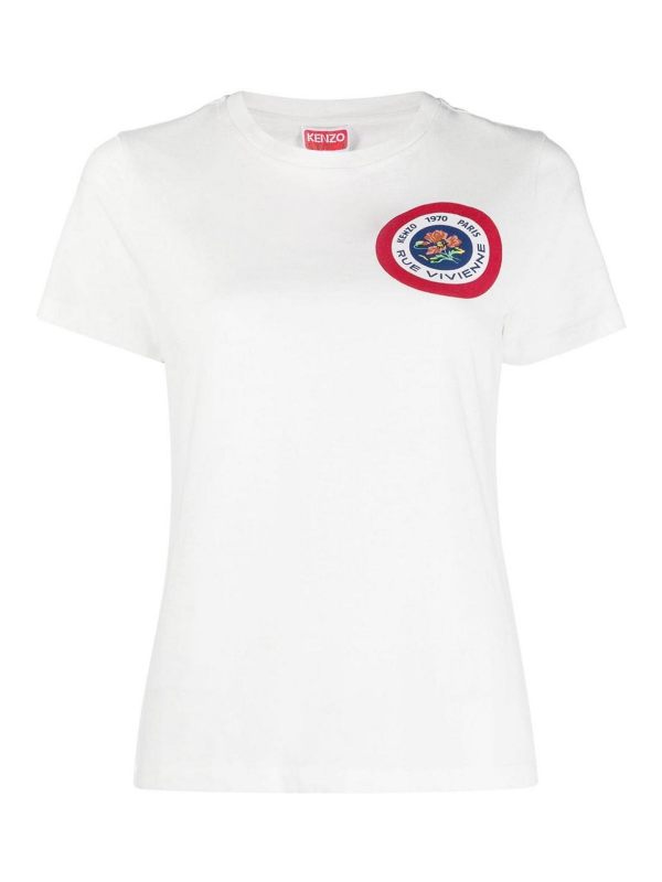 Kenzo Pull Col Rond - Blanc