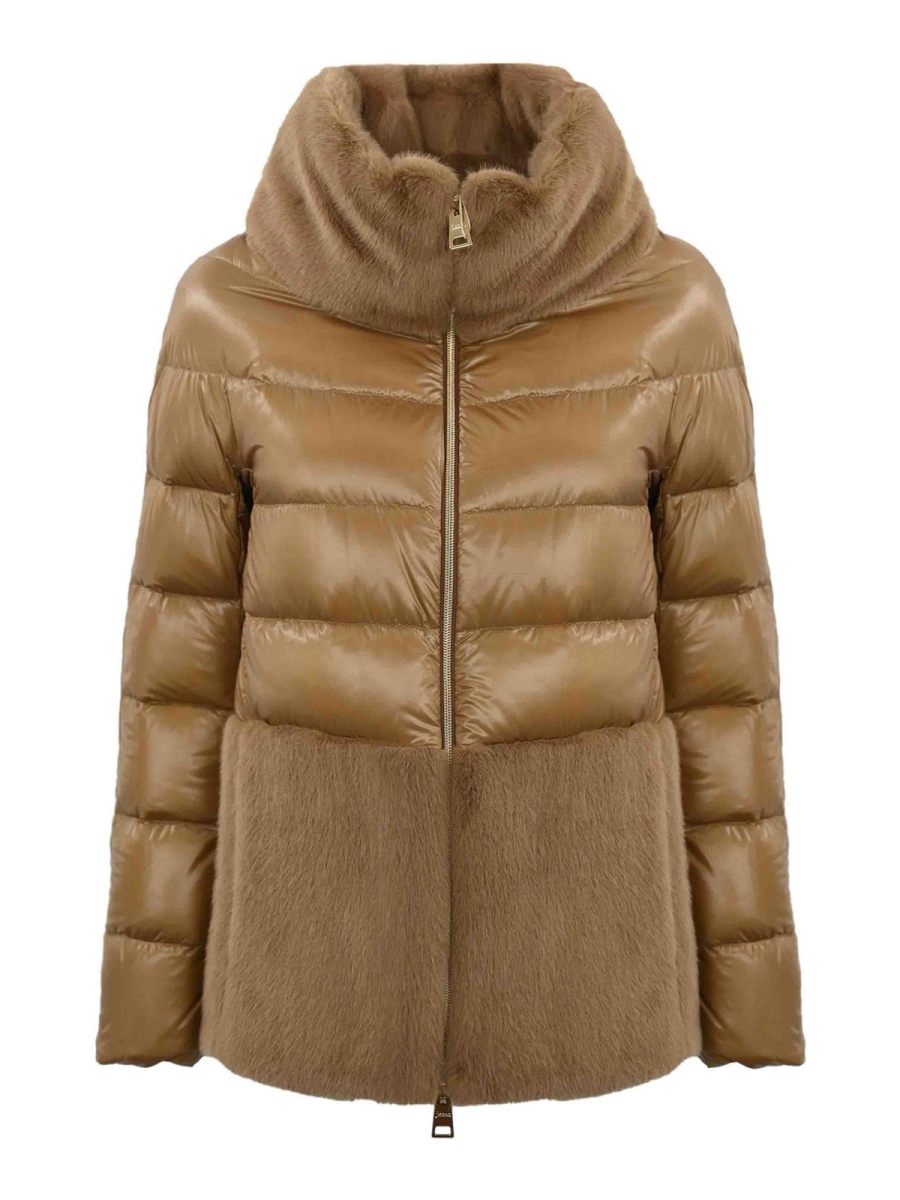Herno Blouson Rembourré - Camel