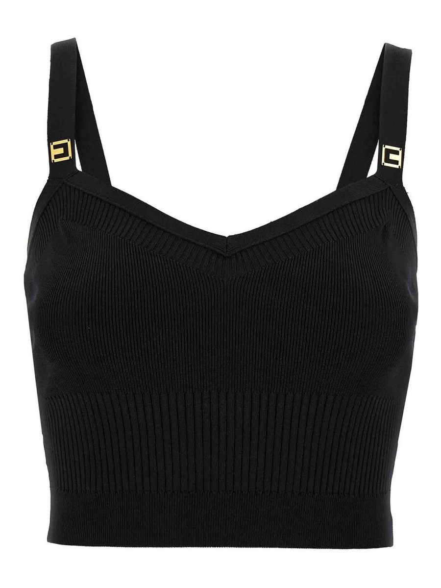 Elisabetta Franchi Top - Noir