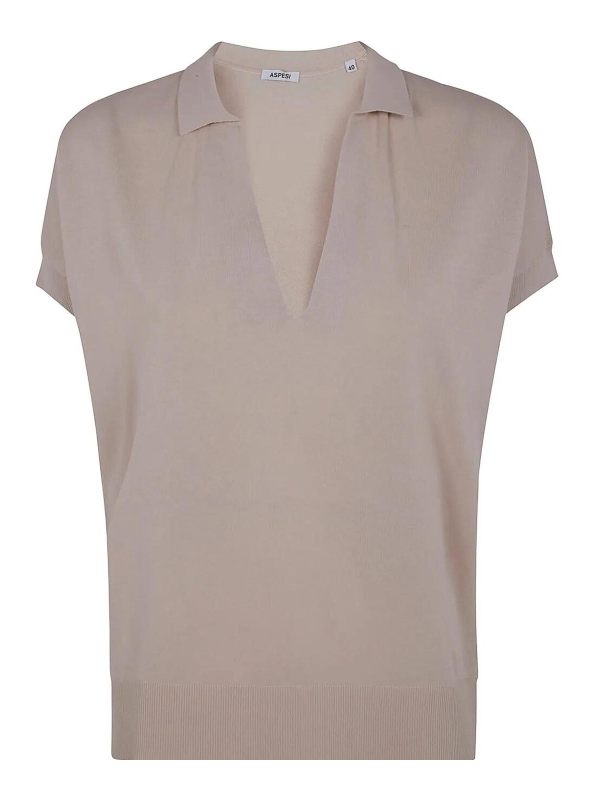 Aspesi Top - Beige Clair
