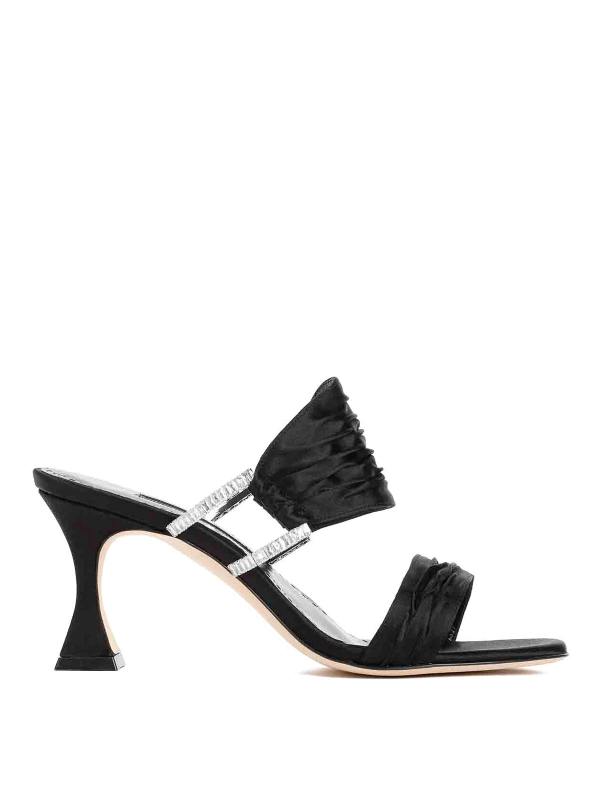 Manolo Blahnik Sandales - Noir