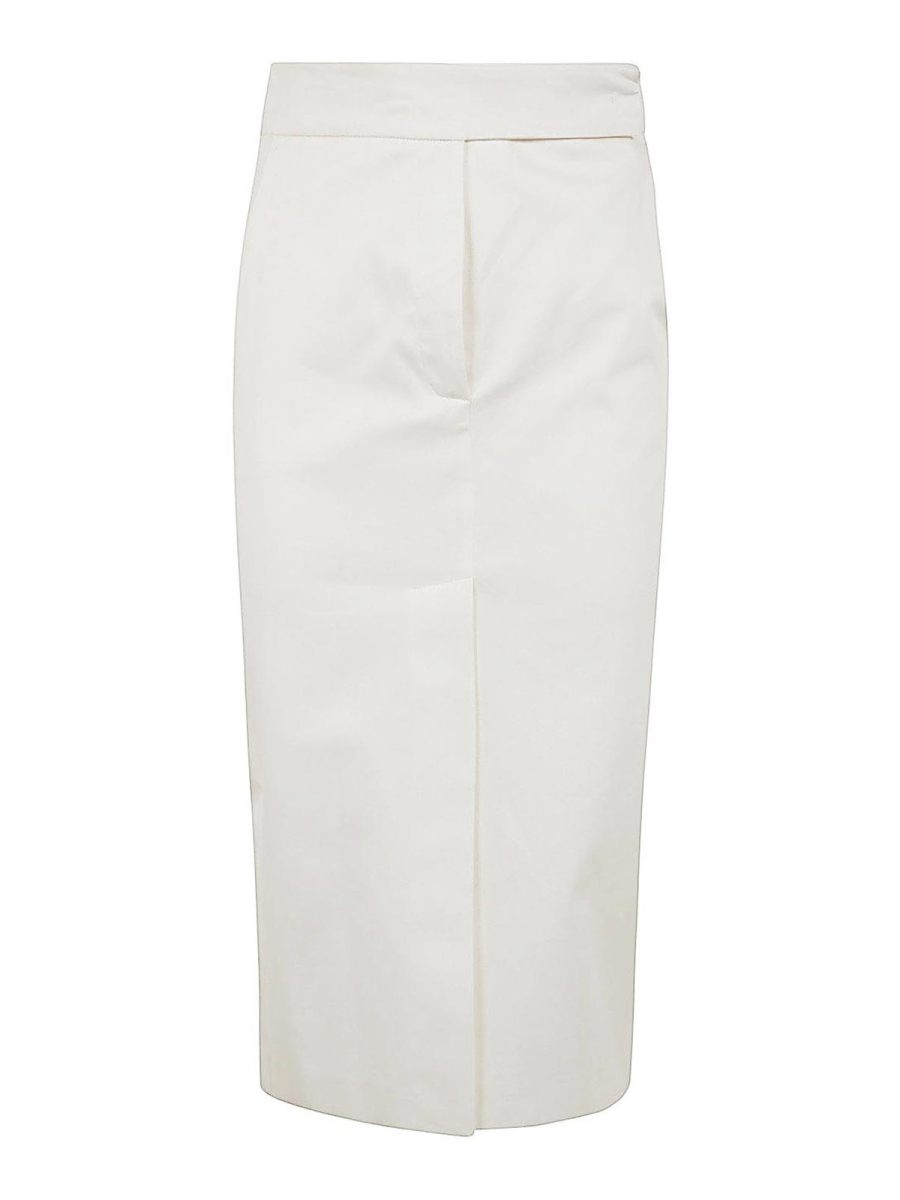 Drhope Jupe Midi - Blanc