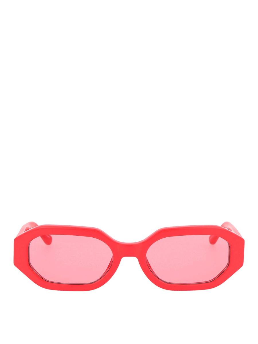 The Attico Lunettes De Soleil - Rouge