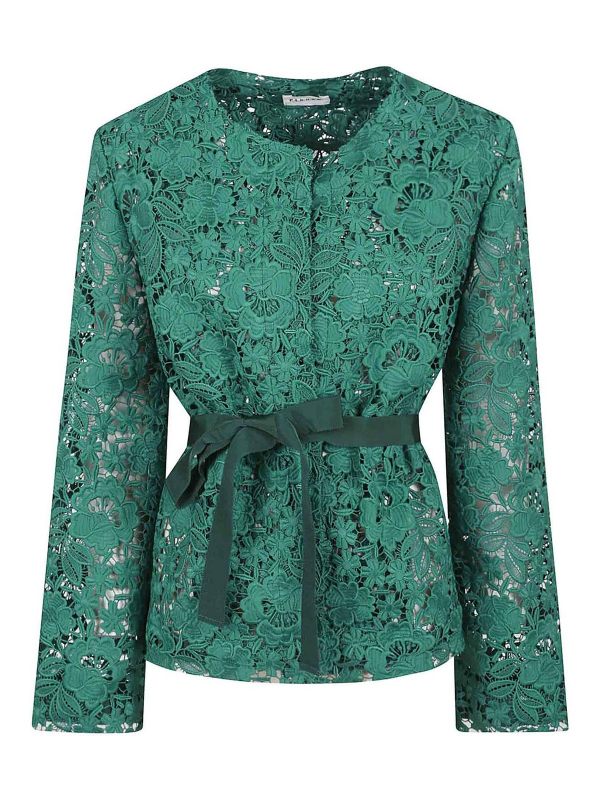 P. A.R. O.S. H. Veste En Jean - Vert