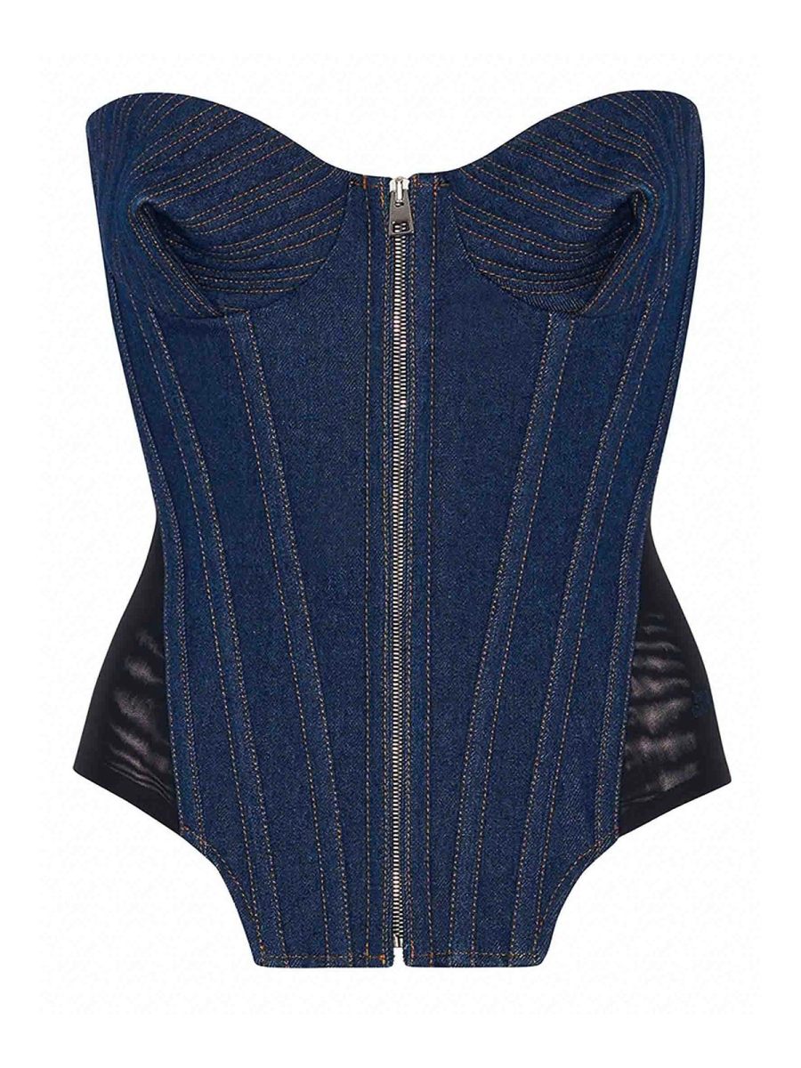 Jean Paul Gaultier Top - Bleu