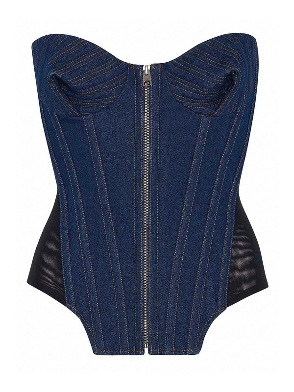 Jean Paul Gaultier Top - Bleu