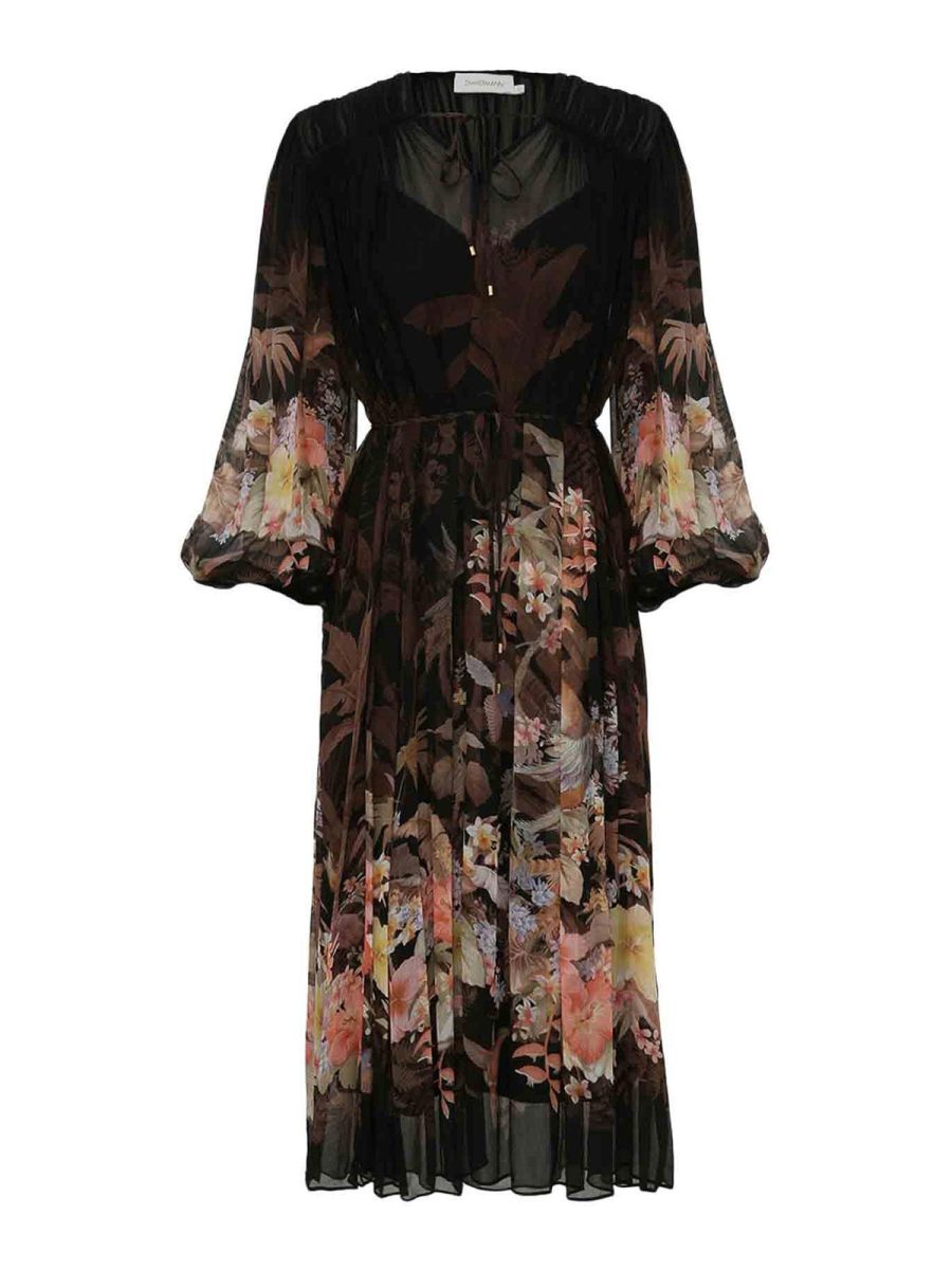 Zimmermann Robe Au Genou - Multicolore