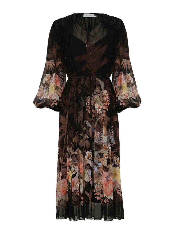 Zimmermann Robe Au Genou - Multicolore