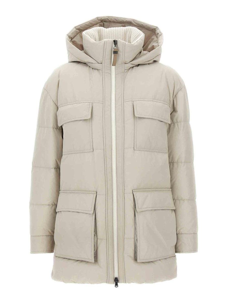 Brunello Cucinelli Blouson Rembourré - Beige