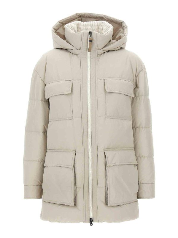 Brunello Cucinelli Blouson Rembourré - Beige