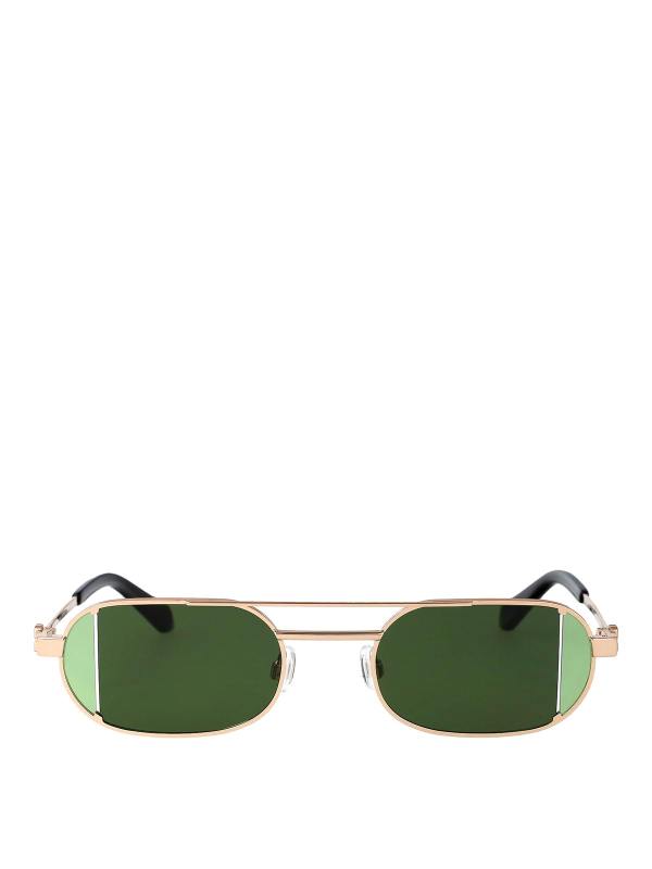 Off-White Lunettes De Soleil - Vert