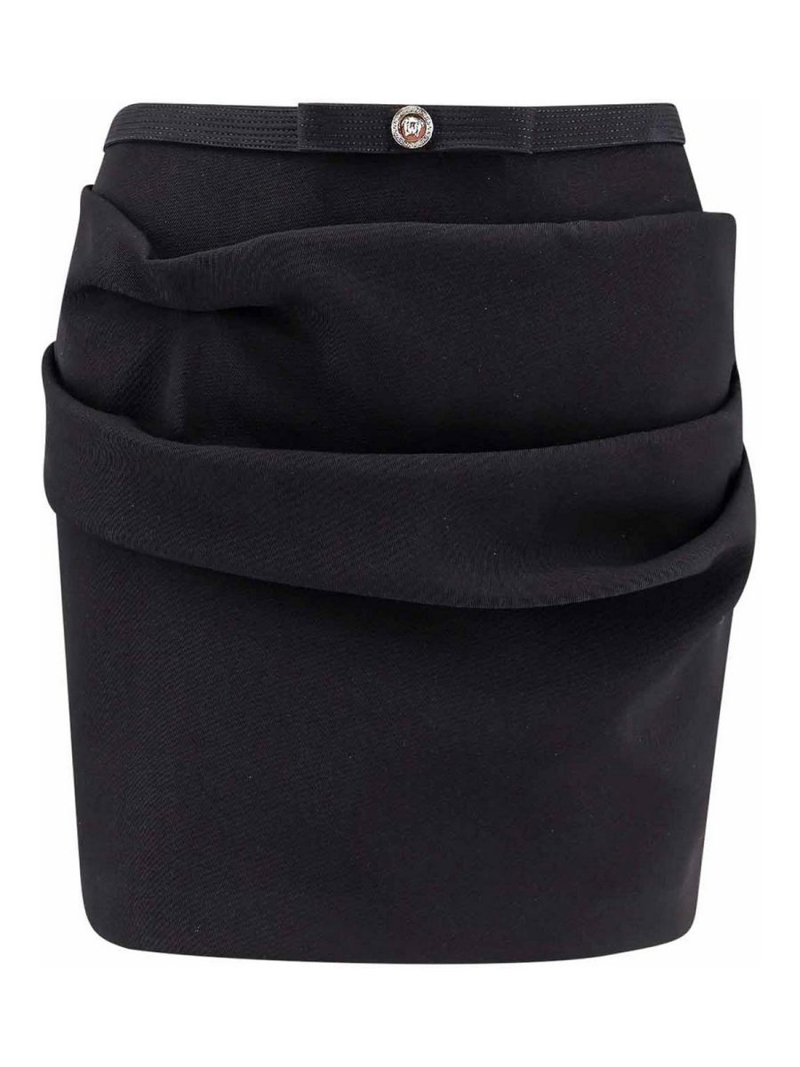 Versace Jupe Midi - Noir