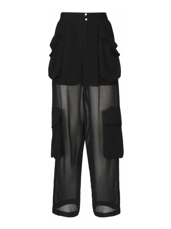 Pinko Pantalons Décontractés - Noir