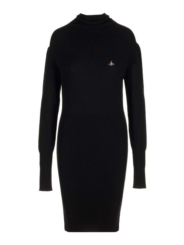 Vivienne Westwood Robe Au Genou - Noir
