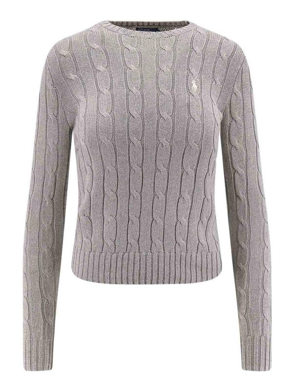 Polo Ralph Lauren Pull Col Bateau - Gris