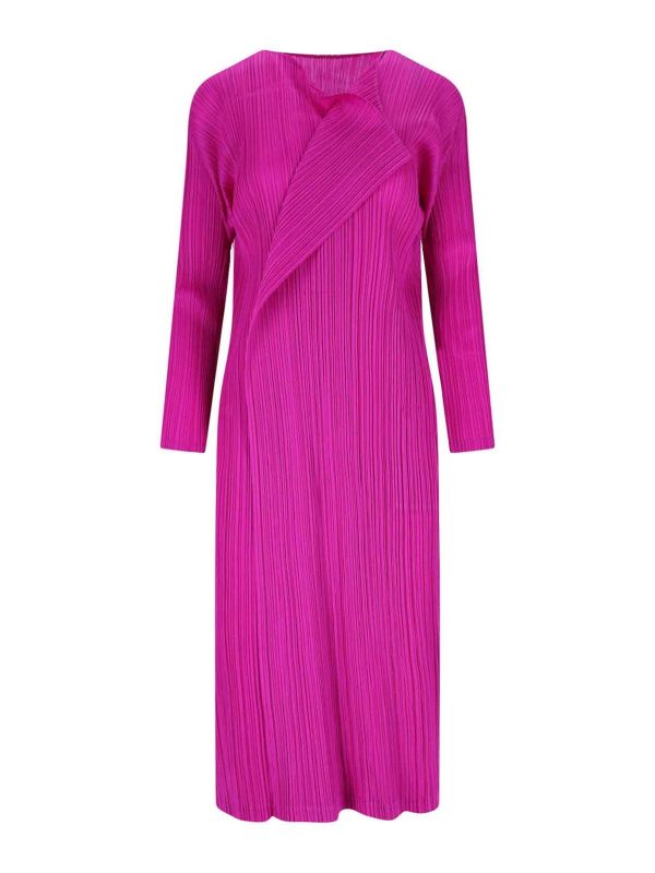 Pleats Please Issey Miyake Robe Au Genou - Couleur Chair