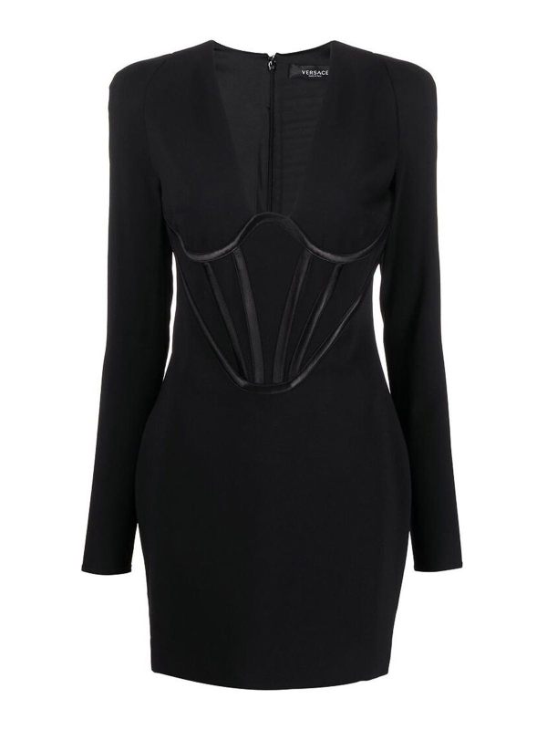 Versace Robe Courte - Noir