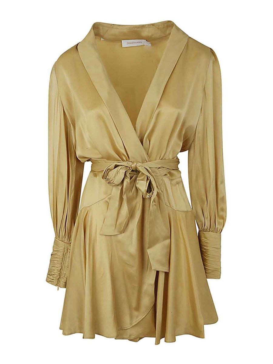 Zimmermann Robe Courte - Orange