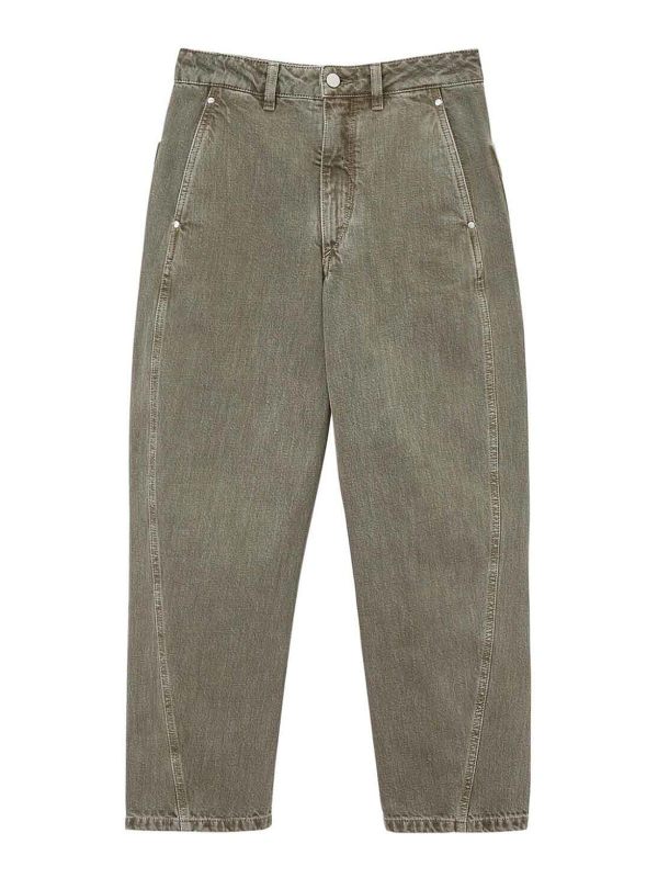 Lemaire Pantalons Décontractés - Vert