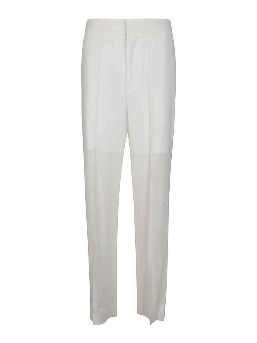 Victoria Beckham Pantalons Décontractés - Blanc