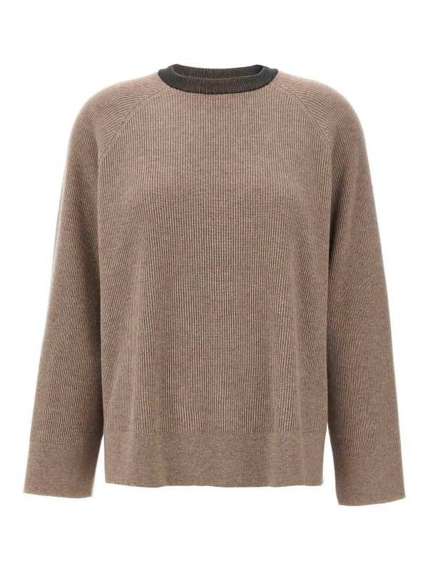 Brunello Cucinelli Pull Col Rond - Monile