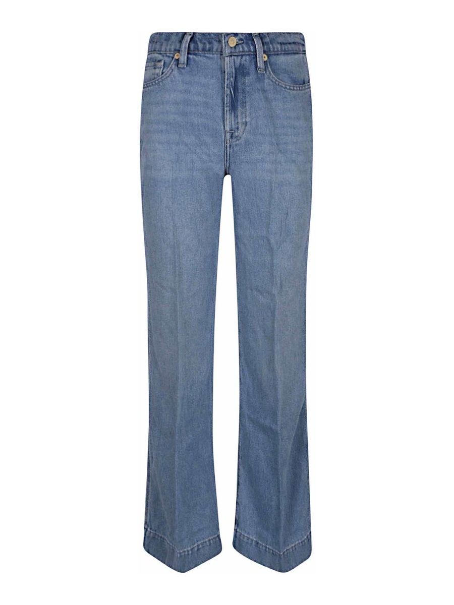 7 For All Mankind Pantalon Couturier - Bleu