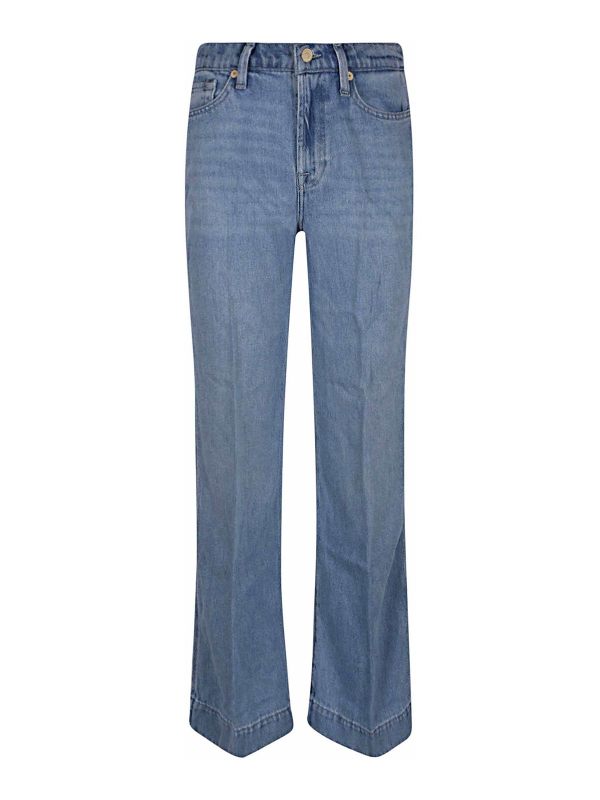 7 For All Mankind Pantalon Couturier - Bleu