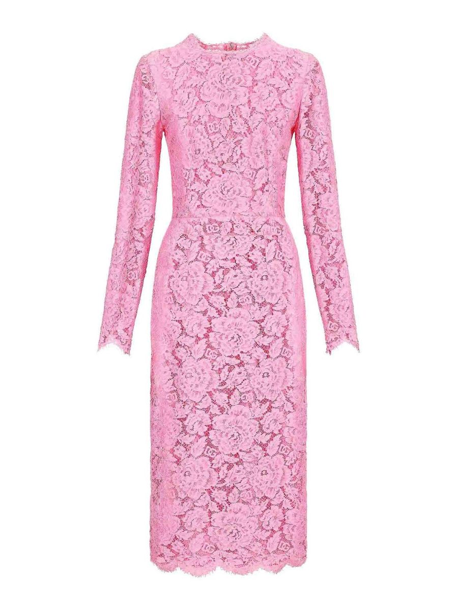 Dolce & Gabbana Robe Au Genou - Rose