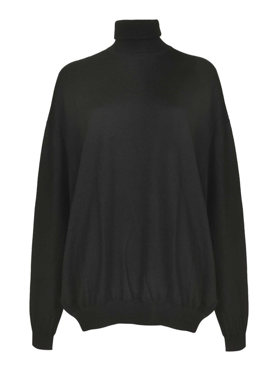 Moschino Pull Col Rond - Noir