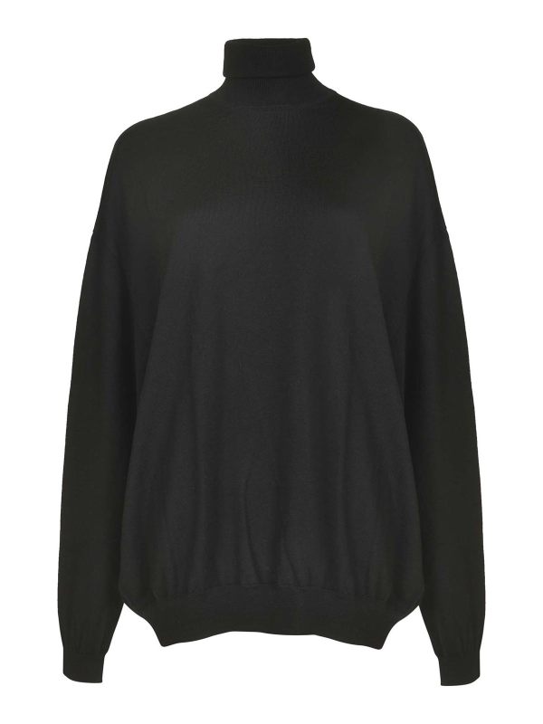 Moschino Pull Col Rond - Noir