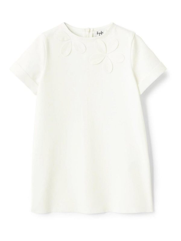 Il Gufo Robe Au Genou - Blanc