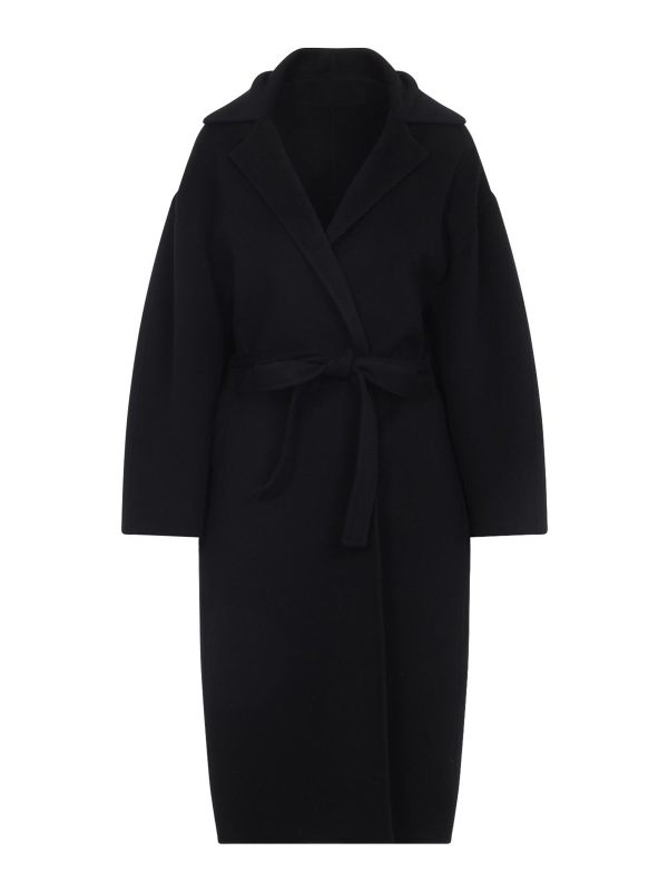 Alberta Ferretti Manteau Court - Noir