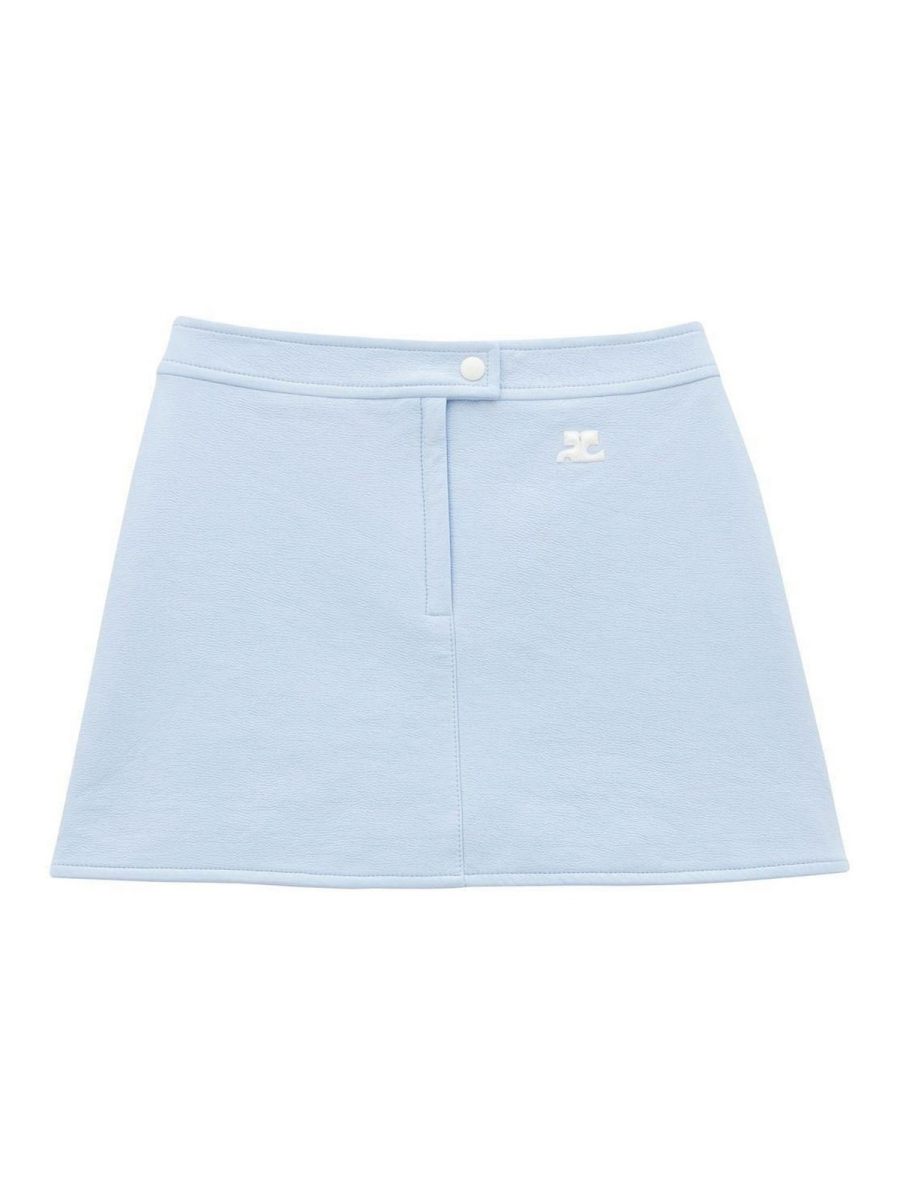 Courreges Jupe Midi - Bleu