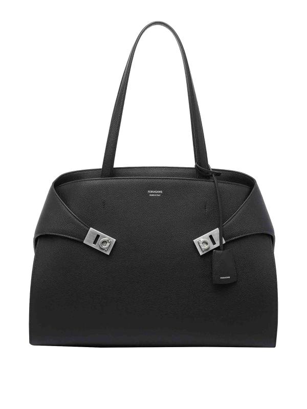Salvatore Ferragamo Sac Porté Épaule - Noir