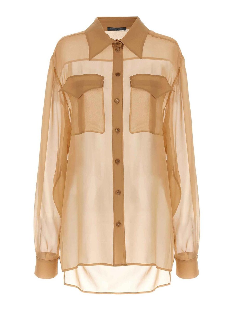 Alberta Ferretti Chemise - Beige