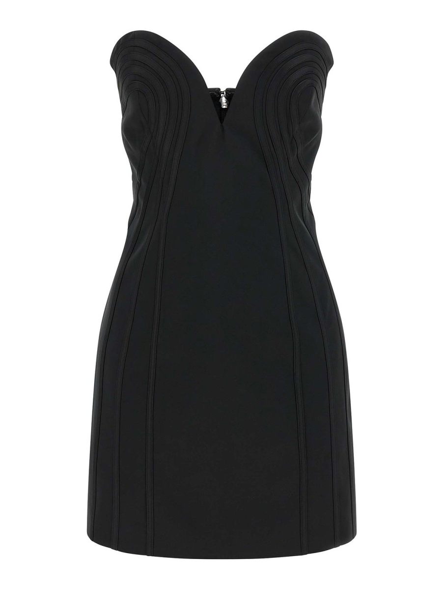 Rotate Birger Christensen Robe Courte - Noir