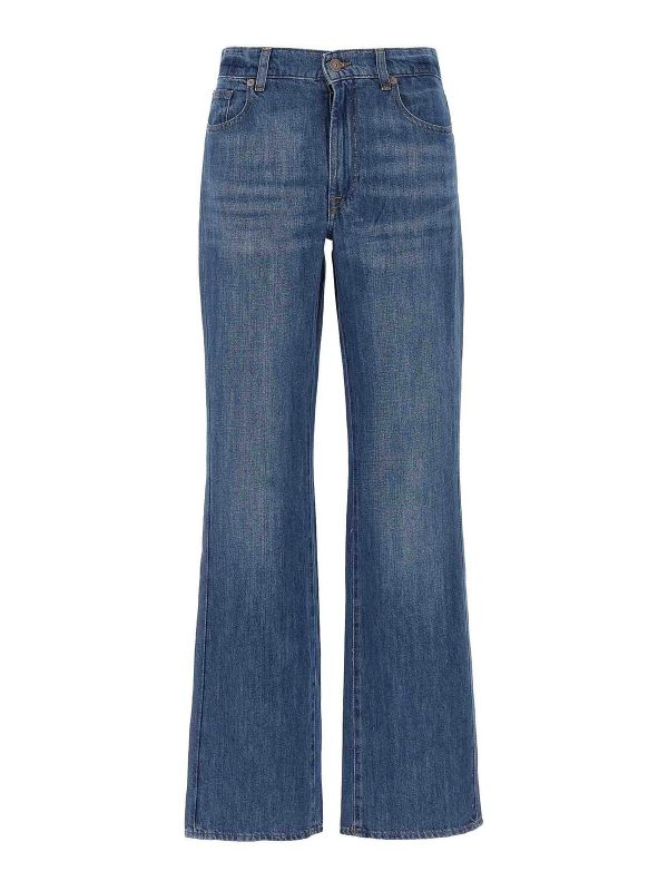 7 For All Mankind Jean Bootcut - Bleu