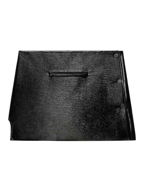 Courreges Jupe Midi - Noir
